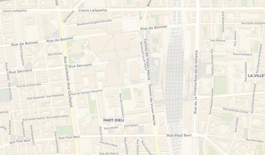 Suivi en temps réel d’un véhicule dans le quartier de la Part-Dieu à Lyon